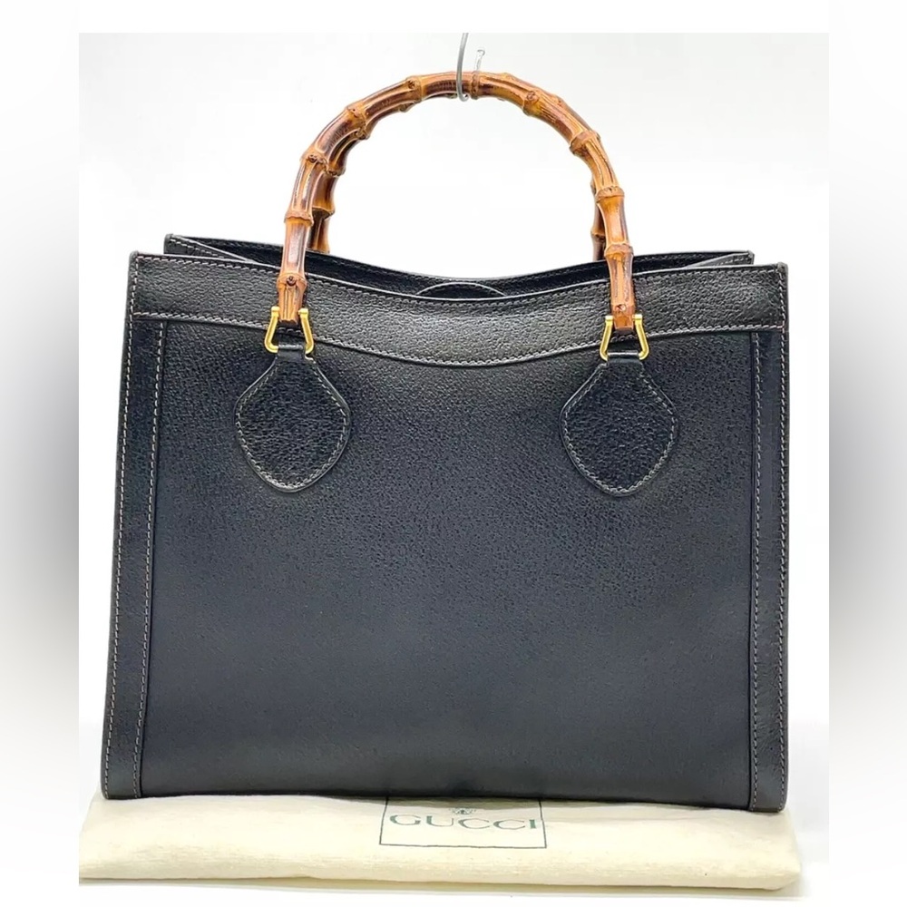 Gucci bamboo leather bags